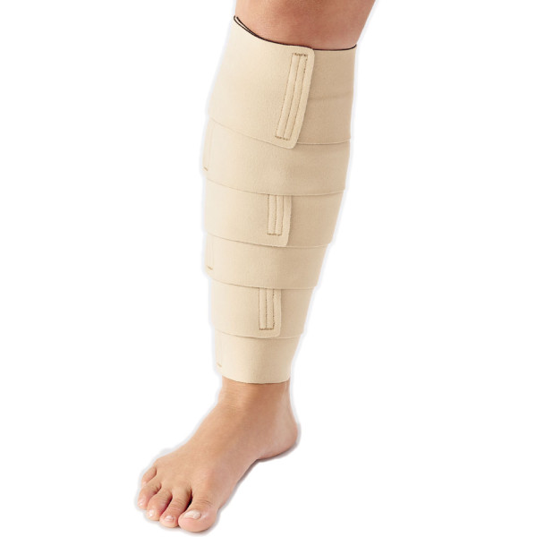 L&R ReadyWrap Calf (Unterschenkel) Medizinisches Adaptives Kompressionssystem XL   beige   lang