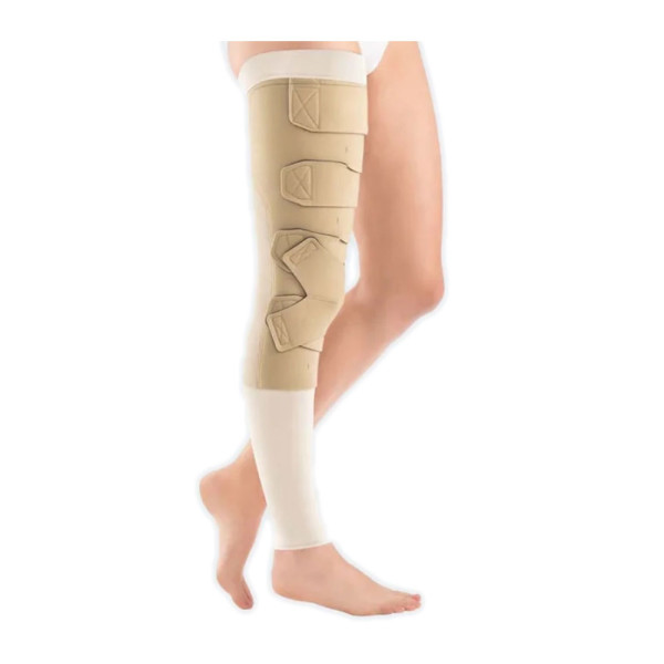 Medi circaid® juxtafit essentials Oberschenkel mit Knie kurz Kompressionssystem XL   beige   rechts