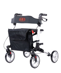 Antar Leichtgewicht Reise-Rollator – Antar AT51006 faltbar und leicht bis 136kg silber