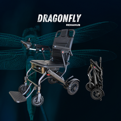 Rehahub Elektrorollstuhl DragonFly – Der ultraleichte mit hoher Reichweite bis zu 40km