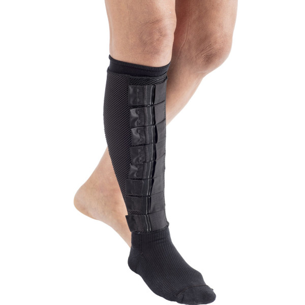 Sigvaris Coolflex Standard Calf Wade Tall Wrap Ödemtherapie M L max   schwarz   rechts