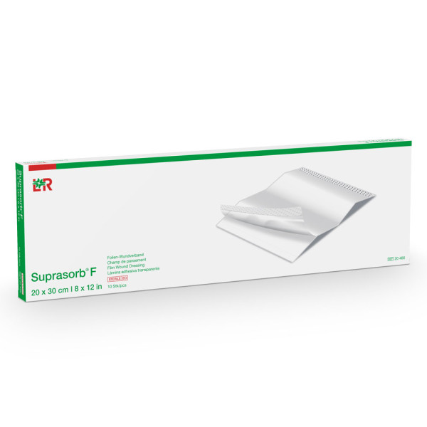 L&R Suprasorb F Folien-Wundverband steril 20×30 cm (10 Stk.)