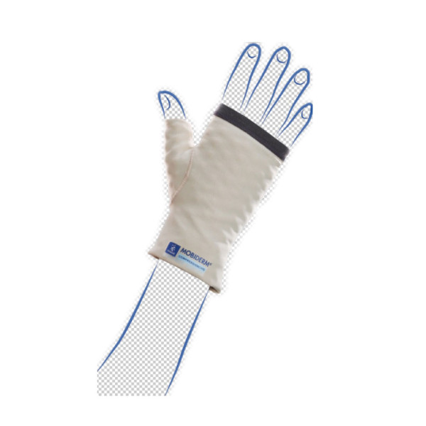 Thuasne Mobiderm Halbhandschuh ohne Finger Ödemtherapie 6   beige