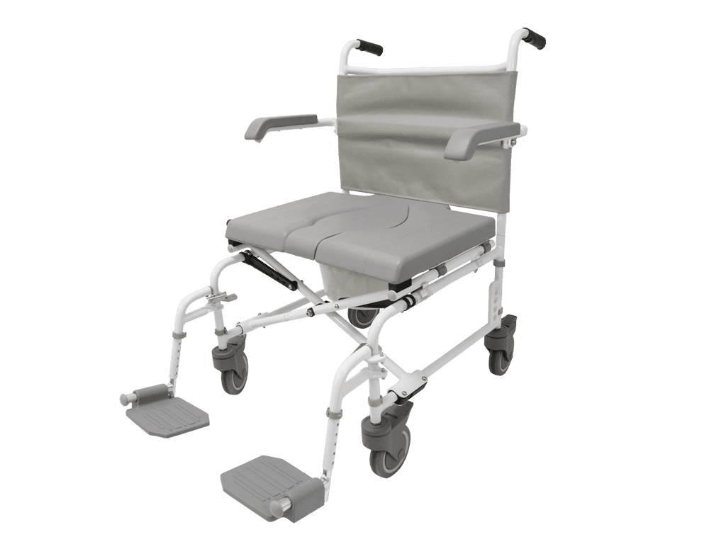 Drive Medical Dusch-Toilettenrollstuhl Duo Motion XL 5″ Lenkrollen Vorführware