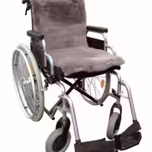 Rollstuhlauflage Das Medical-Fell paßt auf alle gängigen Rollstuhlbreiten und vereint alle Vorteile auf sich